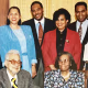 The Flateau family, descendants of Gabriel Coakley. Sitting L to R: parents Sidney, Sr. and Jeanne Marie. Standing L to R: Anne, Sidney, Jr., Alice, John, Adele, Richard, Andrea.