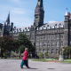Melisande Colomb walks through Georgetown University