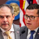A split composite of Mike Garcia and Rudy Salas.