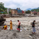 People search for remains.