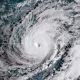 Satellite image shows Hurricane Lowell approaching Hawaii.