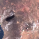 Image: A 60-mile smoke plume along the route of the East-West oil pipeline, south of Medina