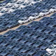Aerial view of new BYD electric cars.