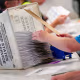 Mail-in ballots in a USPS box.