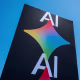 Gemini AI signage.