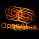 OpenAI logo with motion blur