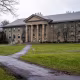 People walk on the campus of Cornell University 