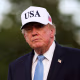 President Donald Trump at the Presidents Cup