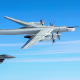 North American Aerospace Defense Command (NORAD) F-16 Fighting Falcon fighter aircraft.