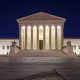 U.S. Supreme Court Building at Twilight