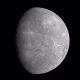 An image of the planet Mercury in space