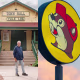 Dennis Stern, mayor of Palmer Lake, Colorado, and a Buc-ee's sign