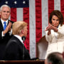 Image: President Donald Trump delivered the State of the Union address, with Vice President Mike Pence and Speaker of the House Nancy Pelosi, at the Capitol in Washington