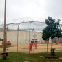 Image: Detained immigrants play soccer behind a barbed wire fence at the Irwin County Detention Center in Ocilla, Ga., on Feb. 20, 2018.