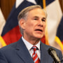 Texas Gov. Greg Abbott announces the reopening of more Texas businesses in Austin on May 18, 2020.