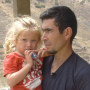 David Sanabria y su hija Ximena en Tijuana, Baja California. Julio 2021