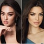 Anchilee Scott-Kemmis, Miss Tailandia; Nadia Ferreira, Miss Paraguay; y Allison Wassmer, Miss Nicaragua, candidatas de Miss Universo 70ª edición