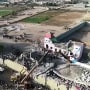 Image: YDestruction at a prison in the Huthi rebel stronghold of Saada in northern Yemen after it was hit in an air strike leaving many dead or wounded, on Jan. 21, 2022.