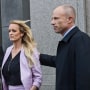 Stormy Daniels and Michael Avenatti exit the courthouse and speak to the media in New York in 2018.