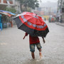 Rainfall In Dhaka As Cyclone Jawad Weakens