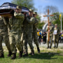 Image: *** BESTPIX *** Funeral In Lviv For Three Soldiers Killed In War