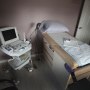 Image:  An ultrasound machine sits next to an exam table in an examination room at Whole Woman's Health of South Bend on June 19, 2019 in South Bend, Ind.