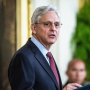 Merrick Garland, U.S. attorney general, speaks during an event to award the Public Safety Officer Medals of Valor in the East Room of the White House on May 16, 2022.