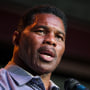 Herschel Walker speaks at a primary watch party on May 23, 2022, in Athens, Ga.