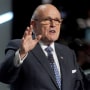 Rudy Giuliani at The Republican National Convention in Cleveland, Ohio, on July 18, 2016. 