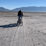 Gif of Kevin Perry riding his bike through the dry Salt Lake.