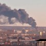 A fire that broke out at an airport in Russia's southern Kursk region that borders Ukraine was the result of a drone attack, the Kursk regional governor said Tuesday, a day after Moscow blamed Kyiv for drone strikes on two air bases deep inside Russia and launched a new wave of missile strikes on Ukrainian territory. 
