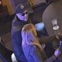 An image from a surveillance video shows a man believed to be Timothy Olson moments before the woman passed out in the bar.