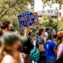 Abortion rights activists rally at the Texas State Capitol on Sept. 11, 2021 in Austin, Texas.