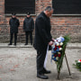 Commemorating Victims Of The  Holocaust At Auschwitz Nazi Camp