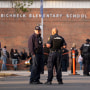 Police respond to a shooting at Richneck Elementary in Newport News, VA., on Jan. 6, 2023.