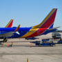 Southwest Airlines planes at Austin-Bergstrom International Airport in Austin, Texas, on Jan. 22, 2023. 