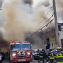 Bronx supermarket fire.