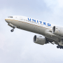 A United Airlines airplane.