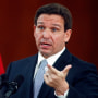 Gov. Ron DeSantis speaks during his State of the State address in Tallahassee, Fla.
