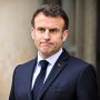 French President Emmanuel Macron at the Elysee Palace in Paris on March 10, 2023.