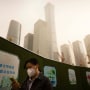 A dust and sand storm sent air quality indices soaring in China's capital on Wednesday morning.