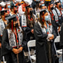 Navajo Technical University graduates at their graduation ceremony in Crownpoint, N.M., Dec. 16, 2022.