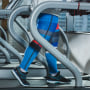 Women training on treadmills