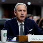 Howard Schultz during a Senate Health, Education, Labor, and Pensions Committee hearing in Washington