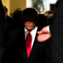 President Donald Trump walks through the doors to the House Chamber to deliver the State of the Union address in the chamber of the U.S. House of Representatives at the U.S. Capitol Building on February 5, 2019 in Washington, DC. President Trump's second State of the Union address was postponed one week due to the partial government shutdown.