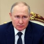 El presidente ruso, Vladimir Putin, durante una reunión del Consejo de Seguridad en Moscú el 24 de marzo de 2023.
