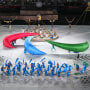 Performers take part in the opening ceremony for the Tokyo 2020 Paralympic Games at the Olympic Stadium in Tokyo on August 24, 2021.