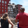 Six-Story Apartment Building Partially Collapses In Davenport, Iowa
