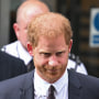 Prince Harry, Duke of Sussex leaves after giving evidence at the Mirror Group Phone hacking trial in London on June 6, 2023.