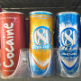 Cans of energy drinks are displayed in a store in San Diego, California 10 November 2006. The kick from caffeine has a growing number of consumers jumping into energy drinks-soft drinks spiked with nutritional aids and stimulants despite warnings from health professionals. The drinks are often aimed at the youth market with edgy names like Rockstar and Full Throttle, and the provocatively named Cocaine Energy Drink, which despite its name contains no illegal ingredients. The typical energy drink sells for two dollars or more per can or bottle, well above the average price of traditional soft drinks.